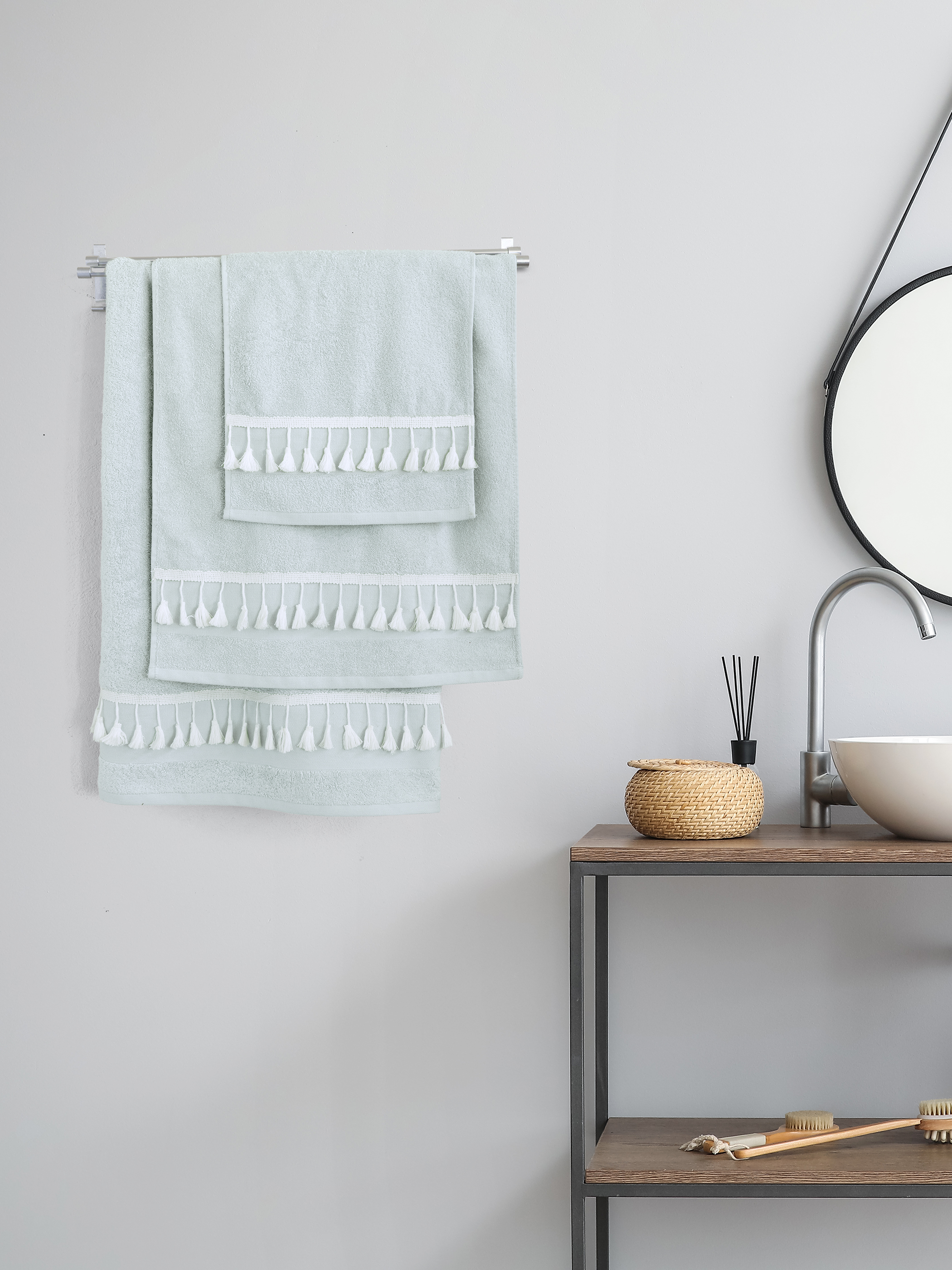 Πετσέτες Σετ 3 Τεμ. Nima Home Beatrice Mint